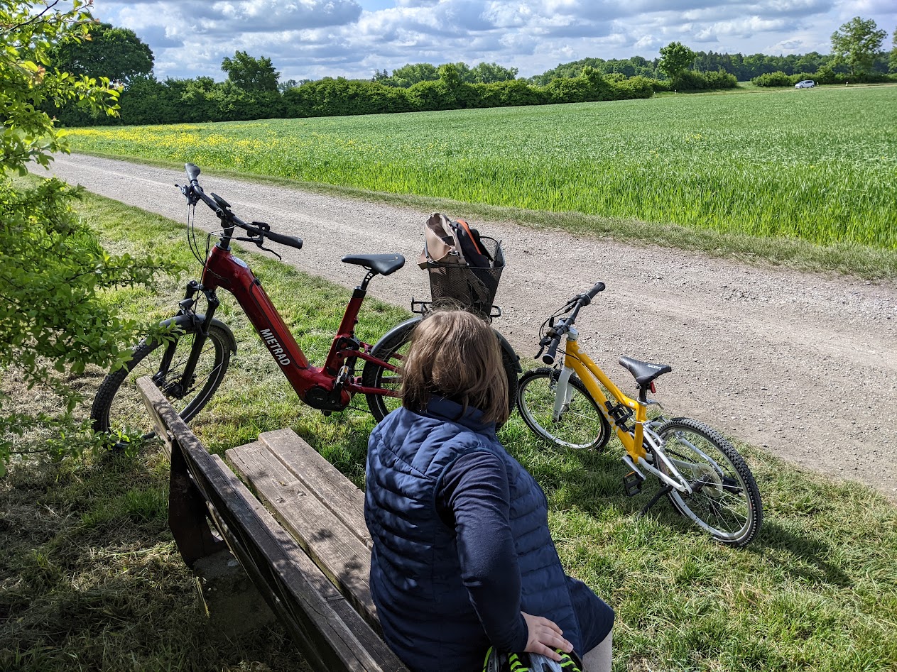 First ride in family in May, the little one currently is the only person owning a bike.